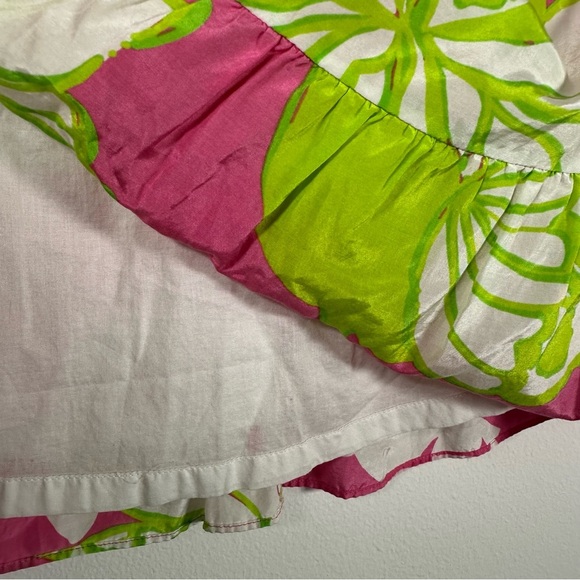 Lilly Pulitzer Silk Cotton Mini Strapless Dress Size 2 Y2K - Picture 6 of 9